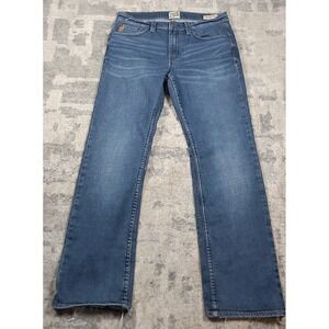 Moonshine Men's Spirit 120 Proof Slim Bootcut Blue Denim Jeans Sz 31x29 See Desc